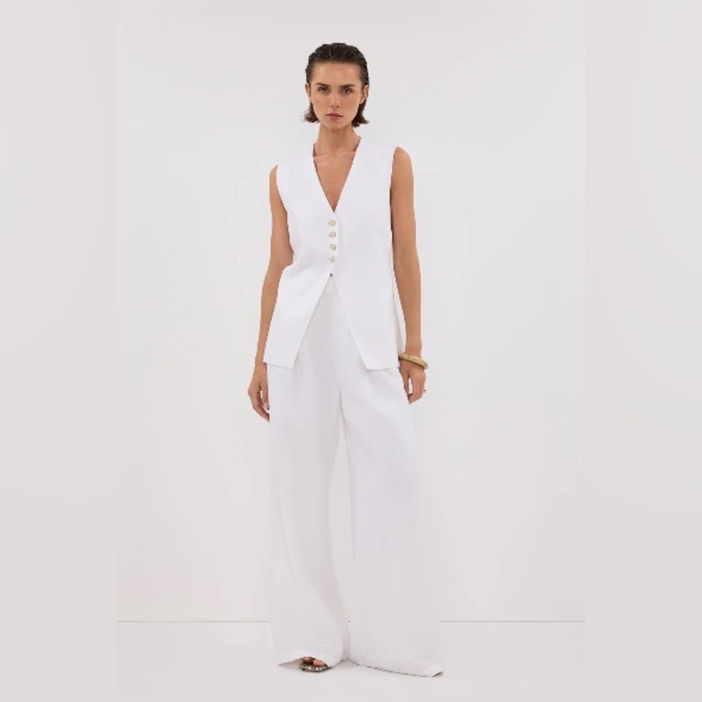Nwt dissh linen Knox vest - us 4/ aus 8
